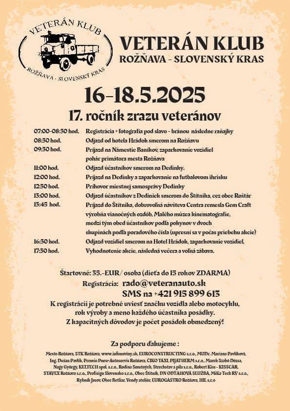 17. ročník Zrazu veteránov v Rožňave