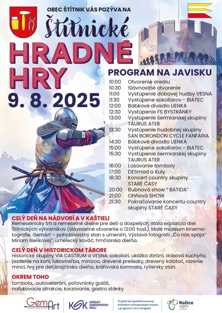 Štítnické hradné dni 2025 🏰🎪