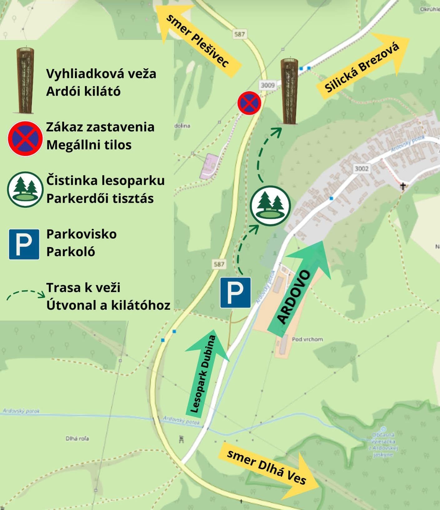 Prečo je správne parkovanie kľúčom k vášmu zážitku na lokalite Vyhliadková veža Ardovo?