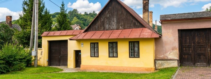 Ľudová architektúra meste Medzev - banícky dom
