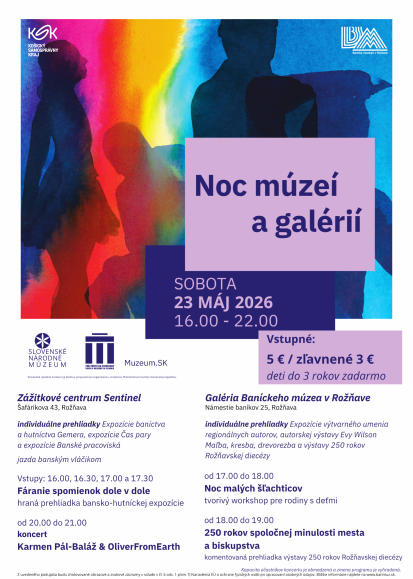 Noc múzeí a galérií opäť aj v Baníckom múzeu v Rožňave