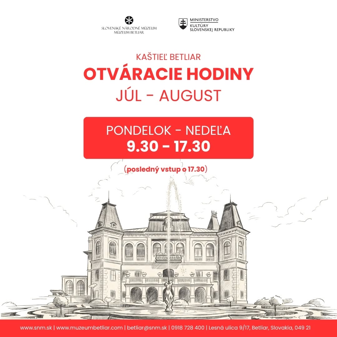 MÚZEUM BETLIAR – otváracie hodiny a vstupné