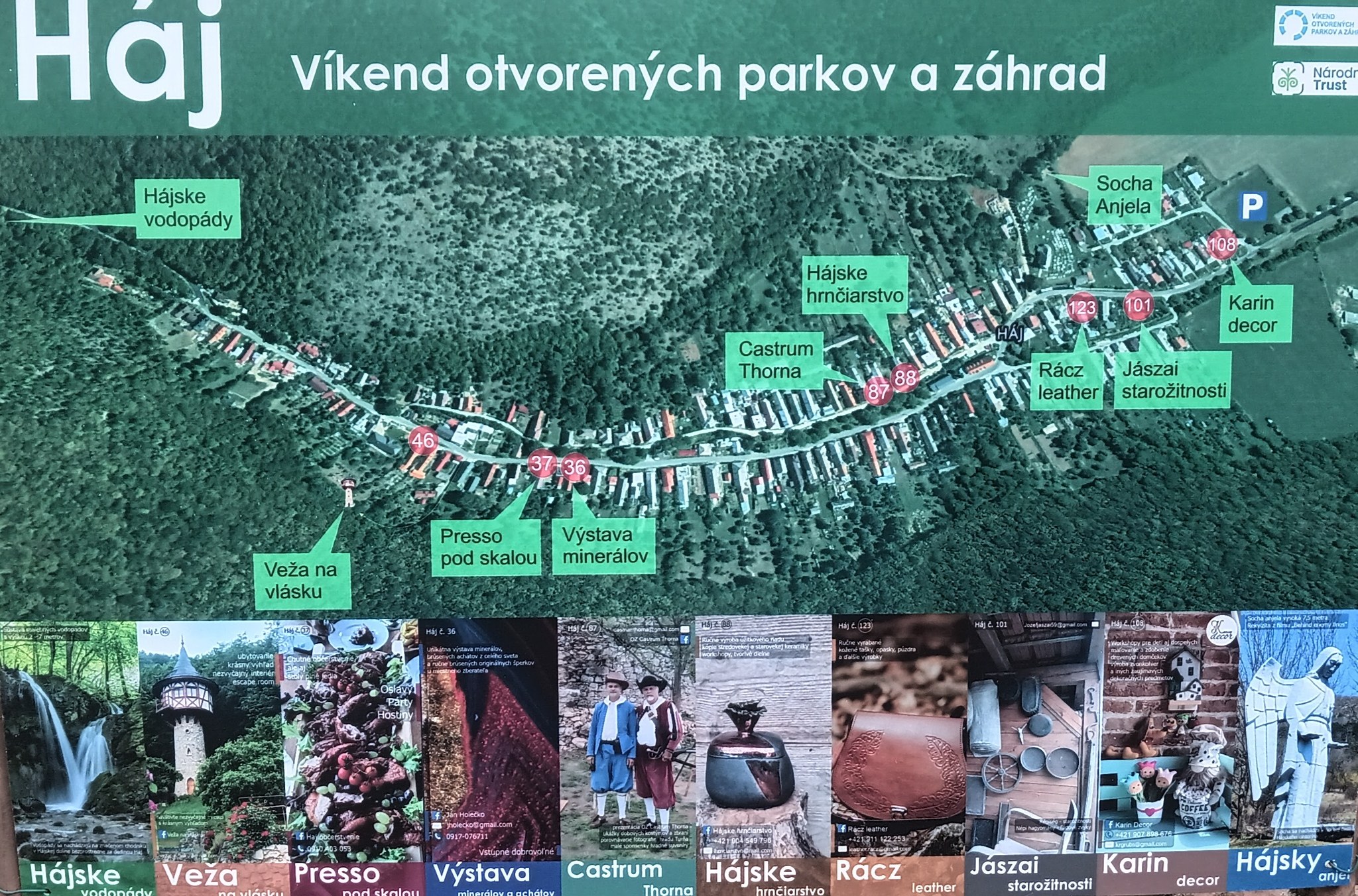 Víkend otvorených parkov a záhrad v Háji