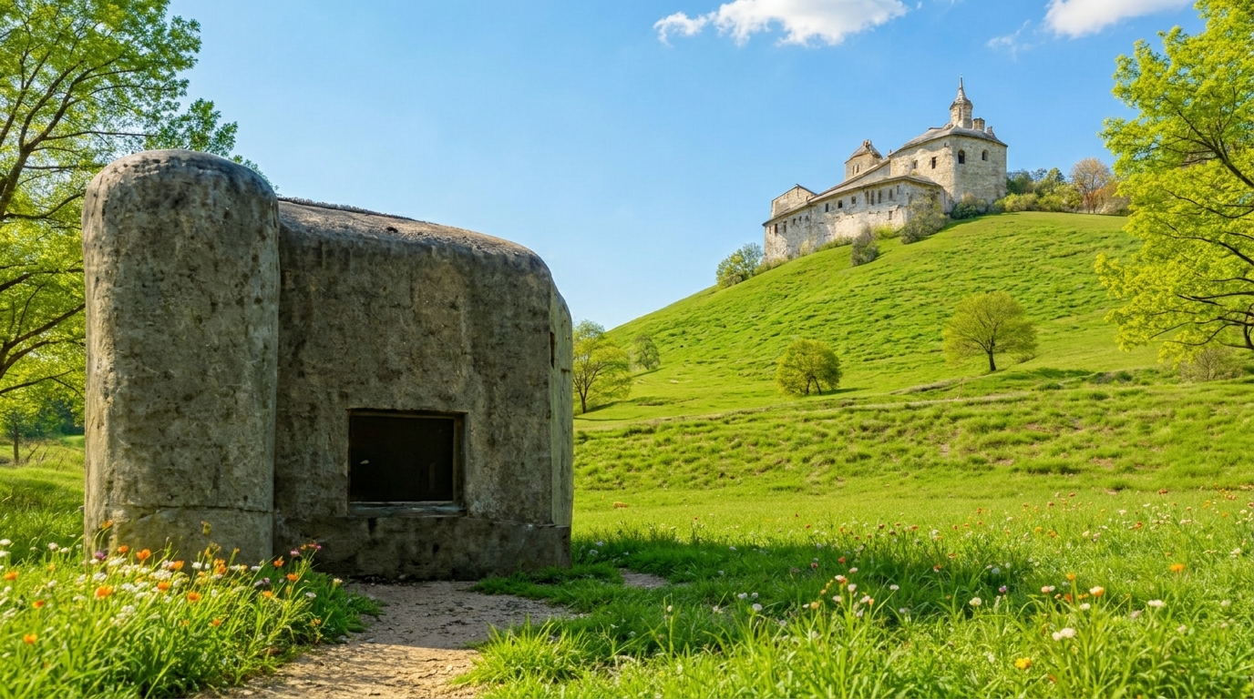 Vojenský bunker vzor 37 pod hradom Krásna Hôrka – zahladený