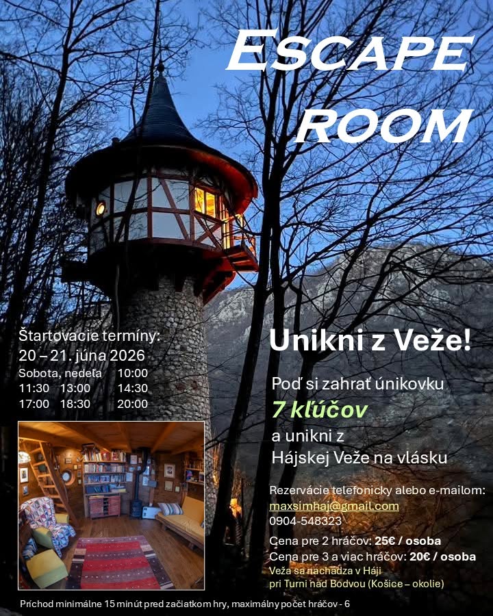 Escape room vo Veži na vlásku