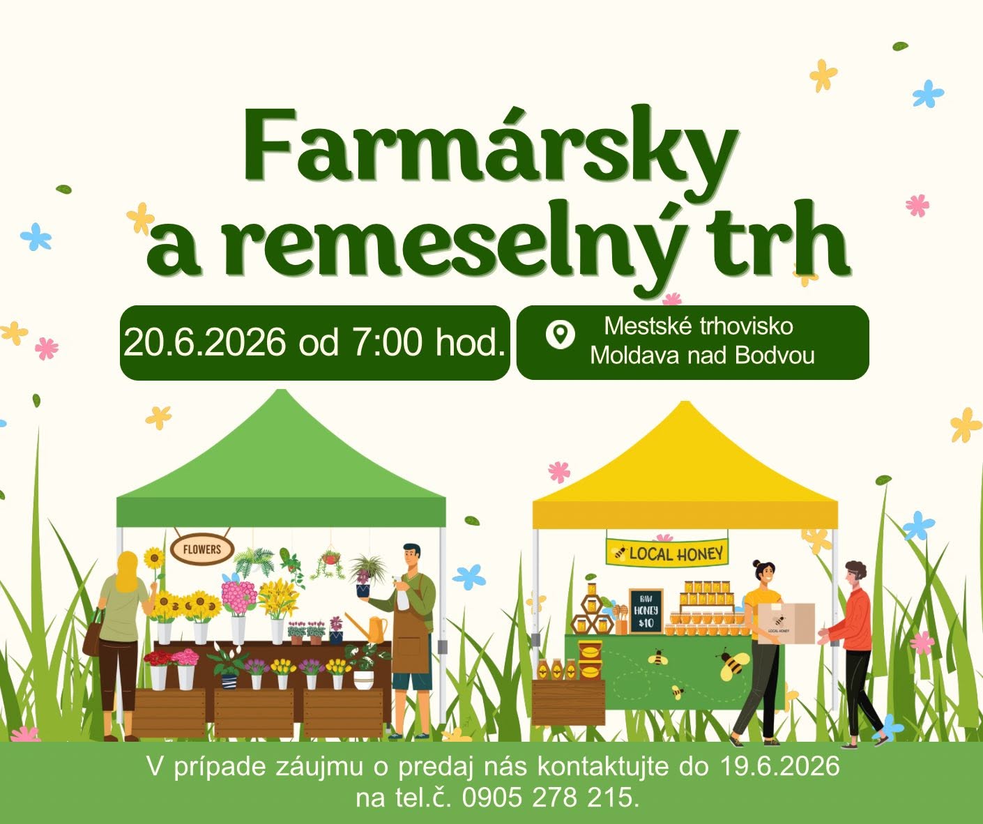 FARMÁRSKY A REMESELNÝ TRH v Moldave nad Bodvou