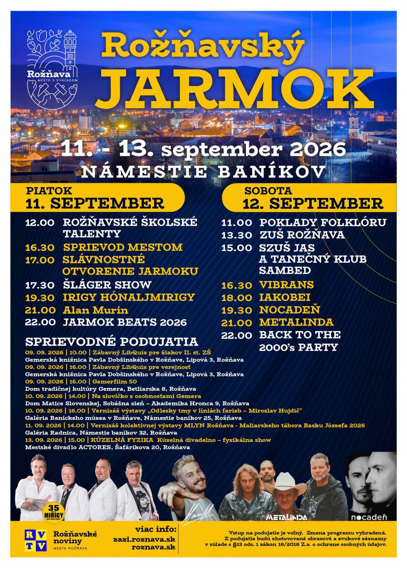 ROŽŇAVSKÝ JARMOK 2026