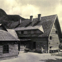 Zádielska dolina - turistická chata v roku 1945