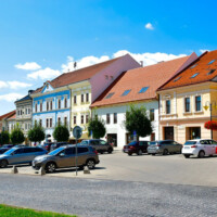 Historické centrum a pamiatková zóna mesta Rožňava (Námestie baníkov)