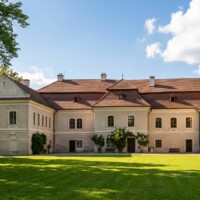 Barokový kaštieľ v Brzotíne v roku 1911 Barokový kaštieľ v Brzotíne v Brzotíne