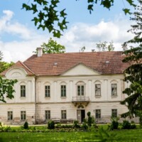 Kaštieľ v obci Drienovec v roku 1920 Kaštieľ v obci Drienovec