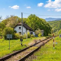 Železničná trať medzi Moldavou nad Bodvou a Medzevom - železničná stanica Jasov Železničná trať medzi Moldavou nad Bodvou a Medzevom