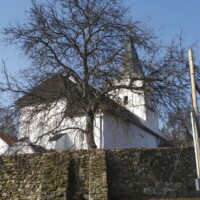 Evanjelický kostol z 13.storočia v obci Brzotín
