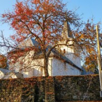 Evanjelický kostol z 13.storočia v obci Brzotín